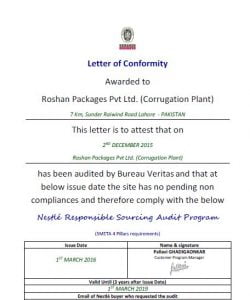 Certificate 5 Certificate 5