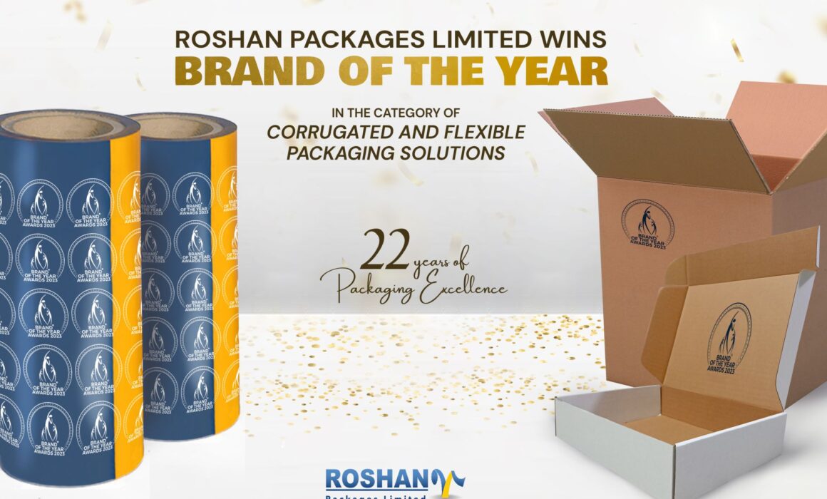 Roshan Packages Limited (RPL) brand of the year in Corrugation and Flexible Packaging